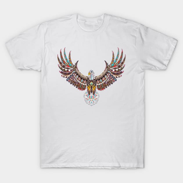 Native American Art Eagle 1 T-Shirt by Hudkins